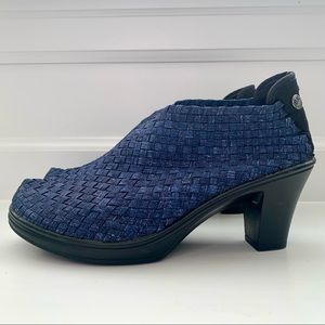 BERNIE MEV. Blue and Black High Heels